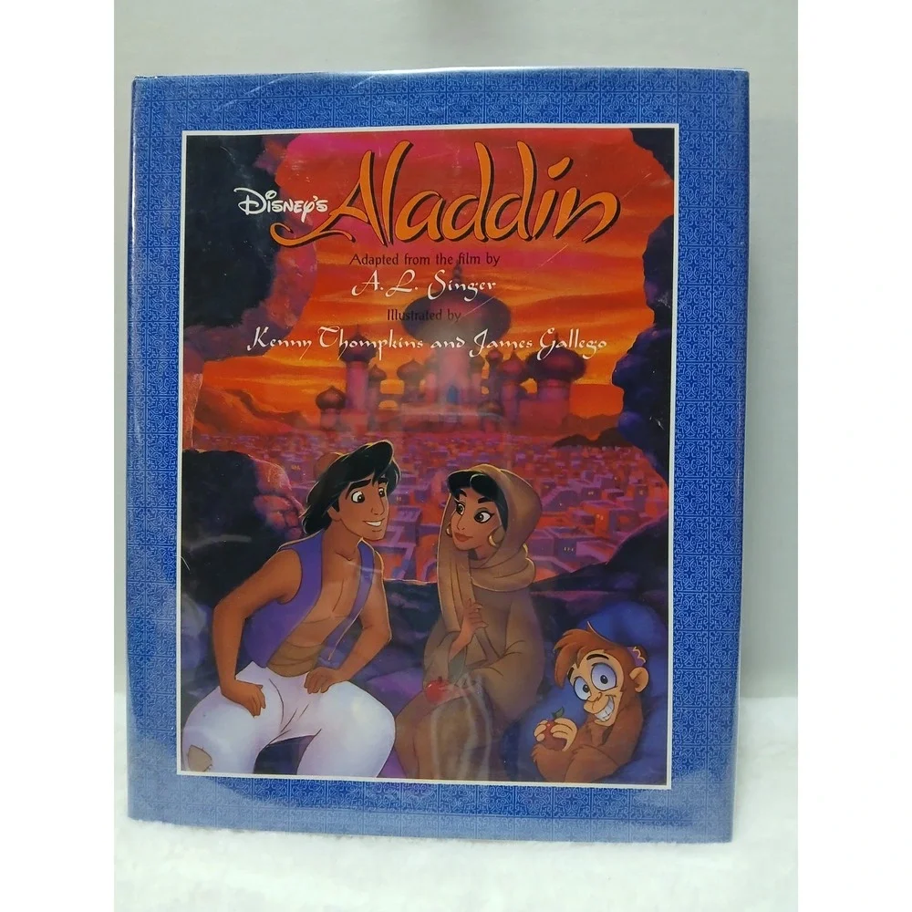 Disney's Aladdin~Adapted from the‎ film by A.L. Singer~Hardcover~1992